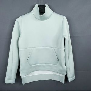 Under Armour Womens Sweatshirt Mint Green Unstoppable Move Mock Neck